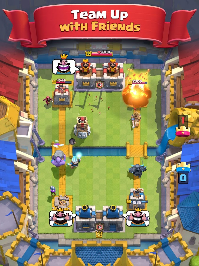 clash royale game freezes when someone leaves a game