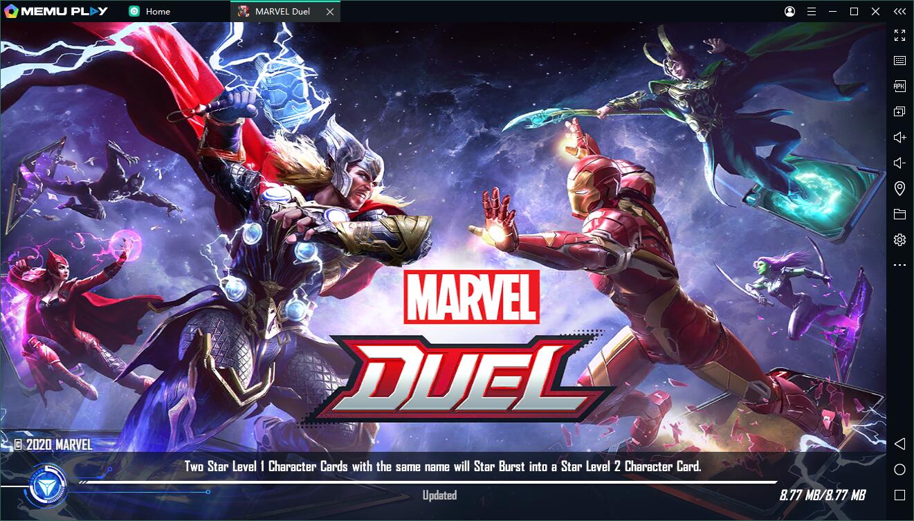Download And Play Marvel Duel On Pc With Memu Memu Blog - thanos kills strong players using infinity gauntlet roblox superhero city
