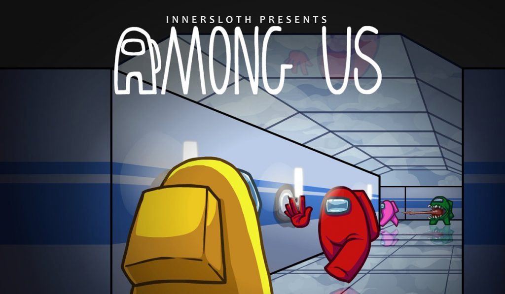 Among us на белом фоне